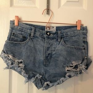 one teaspoon bandit jean shorts
